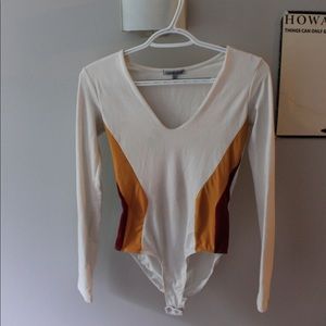 Multi color long sleeve bodysuit